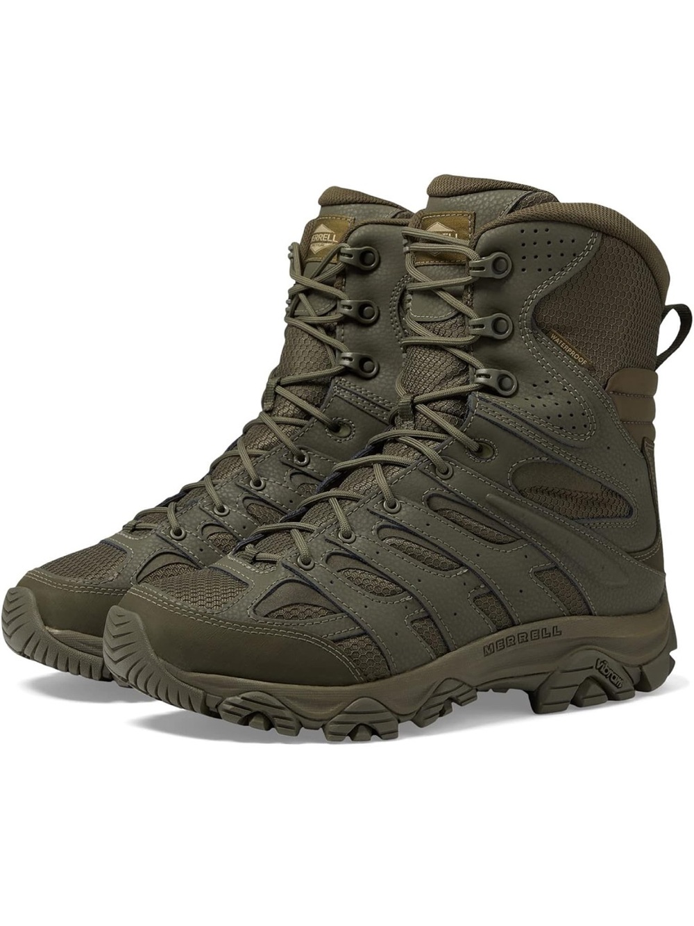 Merrell Work Moab 3 8 Inch Tactical Zip Waterproof Boot 15. 563-11:v